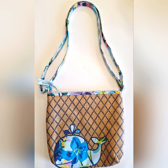 Vera Bradley Beach themed burlap purse- NWOT- $14 - Picture 1 of 3